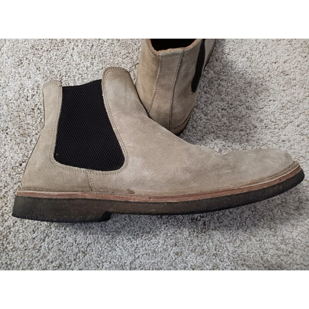 Astorflex Men's Suede Chelsea Boots Size EU 45 Made in Italy Bitflex
